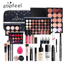 Load image into Gallery viewer, POPFEEL New ALL IN ONE 15 20 24Pcs Makeup Set Matte Eyeshadow Lipgloss Lipstick Makeup Brushes Eyebrow Concealer With Makeup Bag
