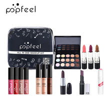 Load image into Gallery viewer, POPFEEL New ALL IN ONE 15 20 24Pcs Makeup Set Matte Eyeshadow Lipgloss Lipstick Makeup Brushes Eyebrow Concealer With Makeup Bag

