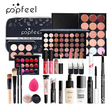 Load image into Gallery viewer, Professional Make Up Sets Cosmetics Kit Eyeshadow Lipstick Eyebrow Pencil Lip Gloss Makeup Brush Powder Puff with Bag  Gift
